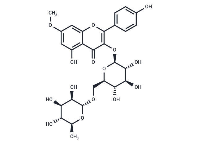 化合物 Rhamnocitrin 3-rutinoside|T124659|TargetMol