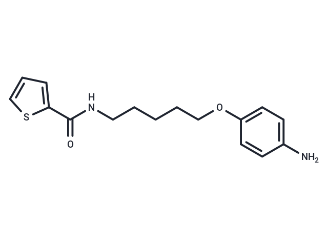 化合物 2-Thiophenecarboxamide, N-(5-(p-aminophenoxy)pentyl)-|T29376|TargetMol