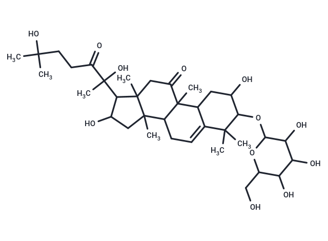 化合物 2,3,16,20,25-Pentahydroxycucurbita-5-ene-11,22-dio|T126087|TargetMol