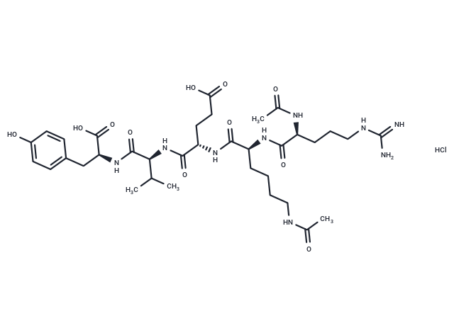 化合物 Diacetylsplenopentin HCl|T25319|TargetMol