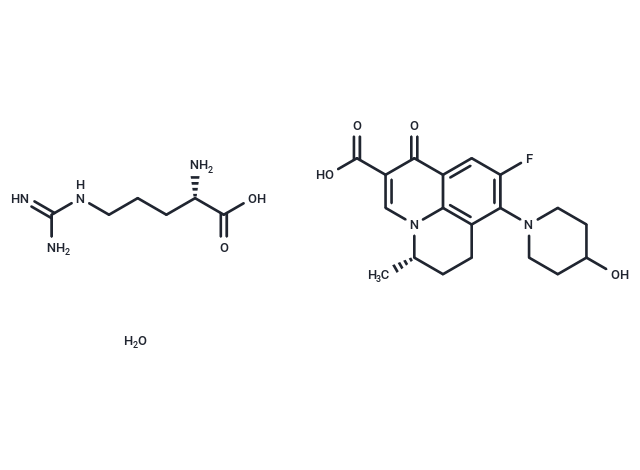 化合物 Levonadifloxacin Arginine Salt|T27818|TargetMol