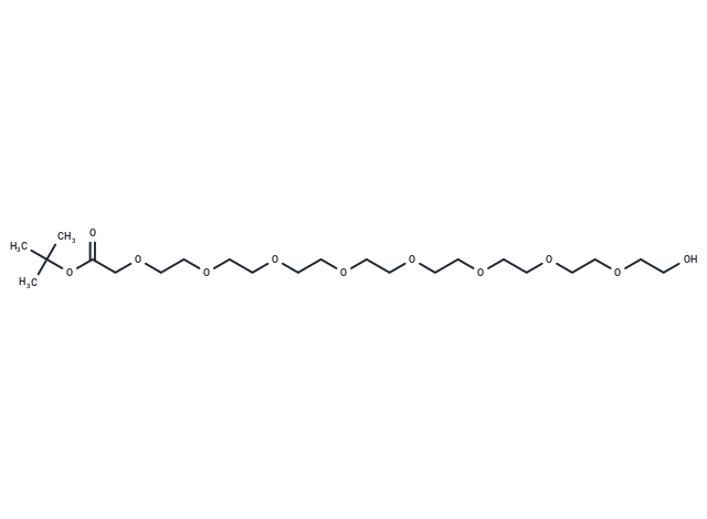 化合物 Hydroxy-PEG8-CH2-Boc|T18047|TargetMol