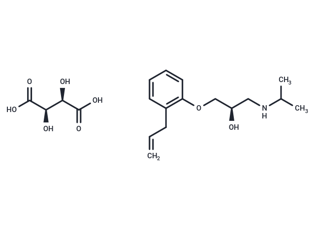 化合物 Alprenolol tartrate, (R)-|T29905|TargetMol