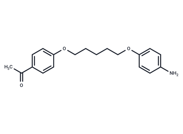 化合物 Acetophenone, 4'-(5-(p-aminophenoxy)pentyloxy)-|T29586|TargetMol