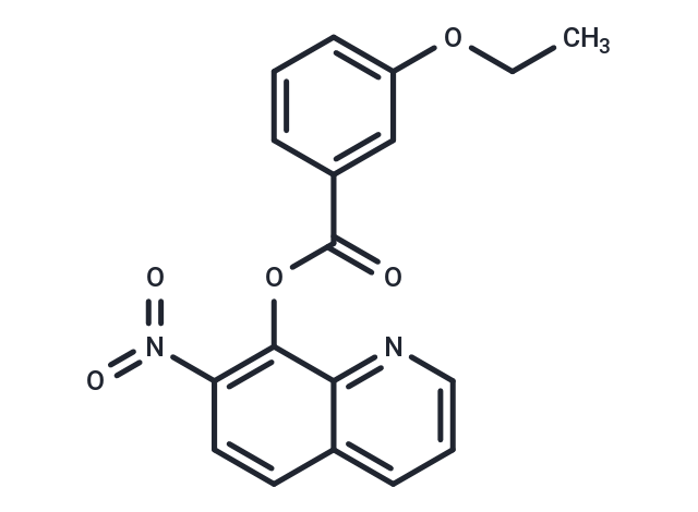 化合物 Benzoic acid, m-ethoxy-, 7-nitro-8-quinolyl ester|T30400|TargetMol