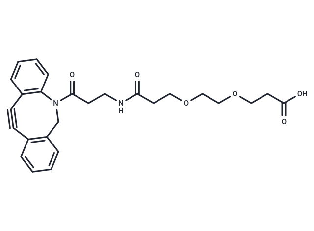 化合物 DBCO-NHCO-PEG2-CH2COOH|T17765|TargetMol