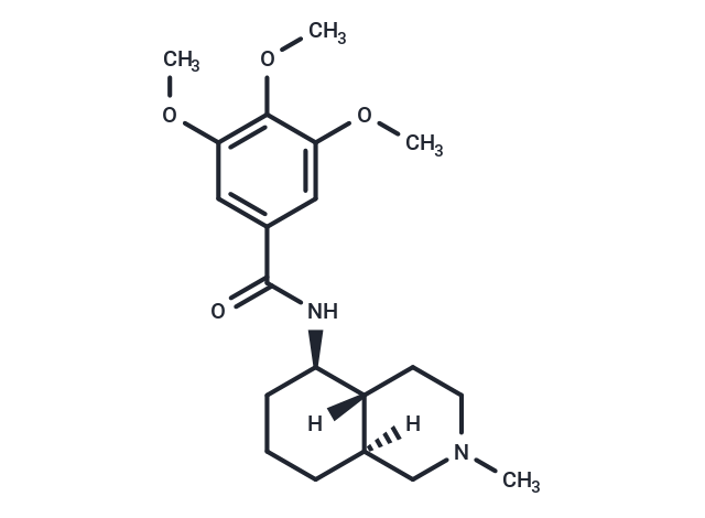 化合物 Benzamide, N-(decahydro-2-methyl-5-isoquinolyl)-3,4,5-trimethoxy-, trans-|T30346|TargetMol