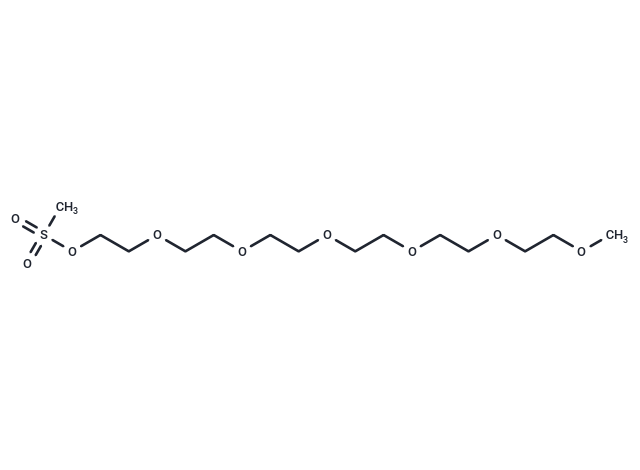 化合物 m-PEG6-Ms|T18212|TargetMol