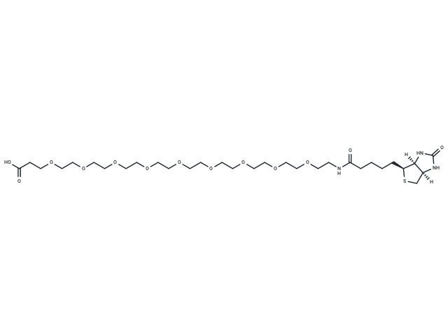 化合物 Biotin-PEG9-CH2CH2COOH|T17597|TargetMol