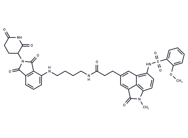 化合物 PROTAC BRD2/BRD4 degrader-1|T18598|TargetMol