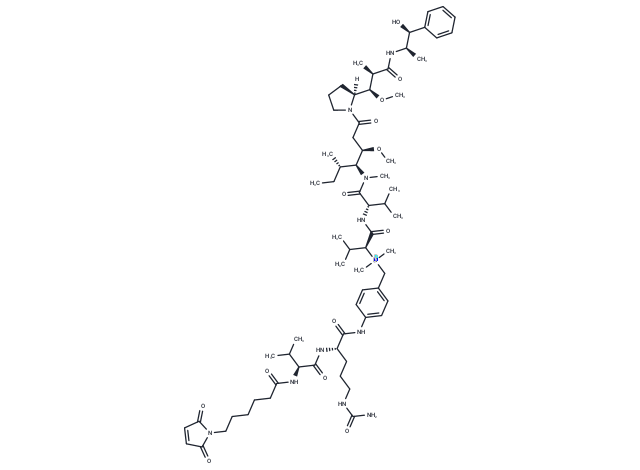 化合物 MC-Val-Cit-PAB-Auristatin E|T18319|TargetMol