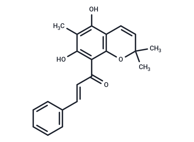 化合物 8-Cinnamoyl-5,7-dihydroxy-2,2,6-trimethylchromene|T125377|TargetMol