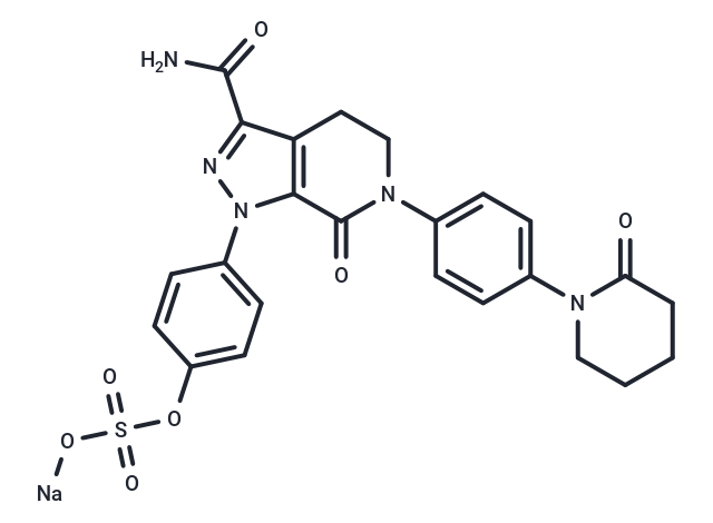 化合物 O-Desmethyl apixaban sulfate sodium|T19488|TargetMol