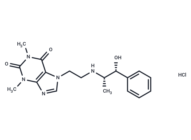 化合物 Cafedrine HCl|T30686L|TargetMol