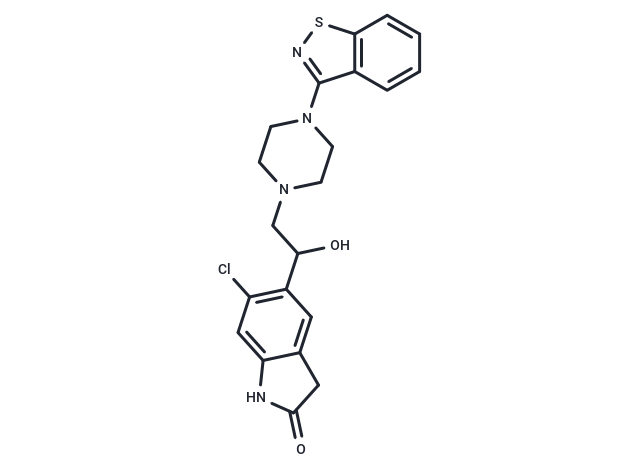 化合物 Hydroxy ziprasidone|T11586|TargetMol