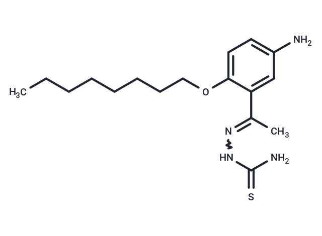 化合物 Acetophenone, 5'-amino-2'-(octyloxy)-, thiosemicarbazone|T29588|TargetMol