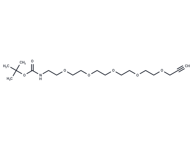 化合物 Boc-NH-PEG5-propargyl|T14749|TargetMol