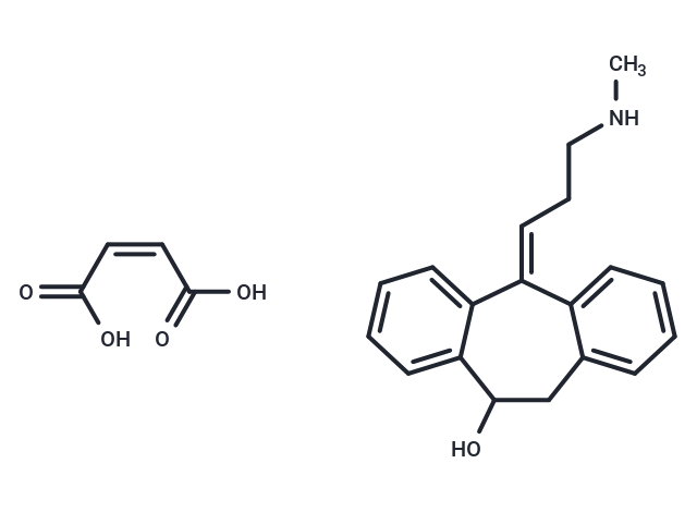 化合物 (E)-10-Hydroxynortriptyline maleate|T11135|TargetMol
