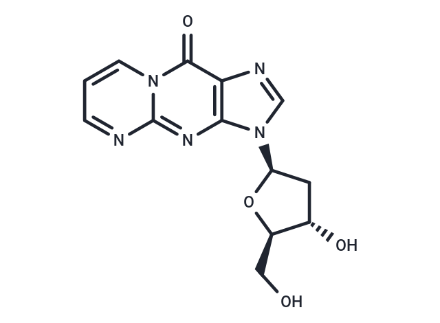 化合物 3-(2'-Deoxyribofuranosyl)pyrimido(1,2-a)purin-10(3H)-one|T29377|TargetMol