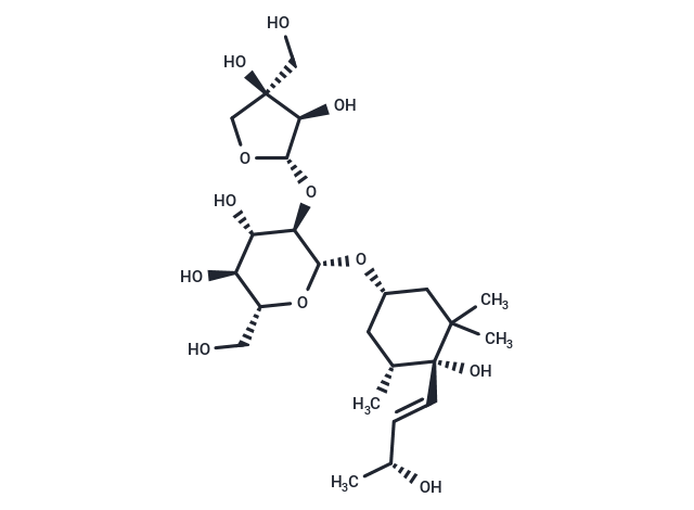 化合物 Crotonionoside C|T126120|TargetMol