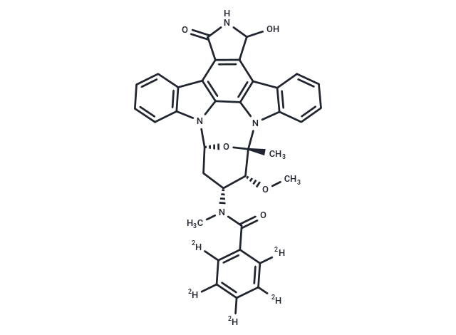 化合物 3-Hydroxy Midostaurin-D5|T19119|TargetMol