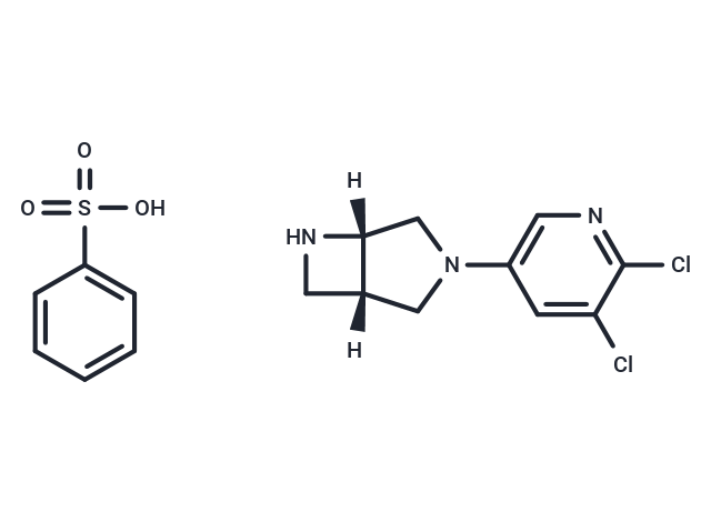 化合物 Sofinicline benzenesulfonate|T88302|TargetMol