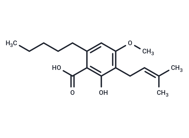 化合物 2,4-Dihydroxy-6-pentyl-3-prenylbenzoic acid|T124189|TargetMol