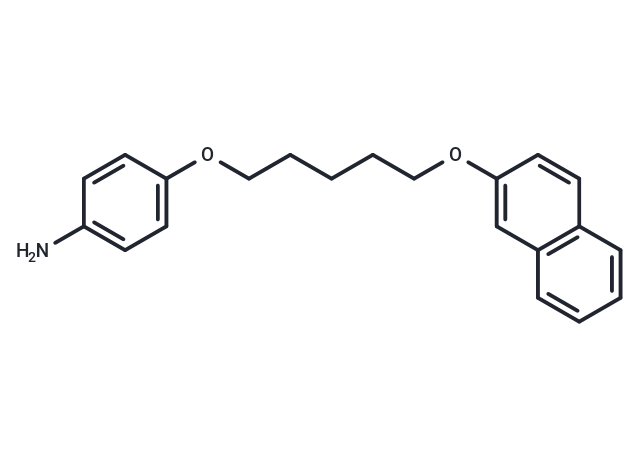 化合物 Aniline, p-(5-(2-naphthyloxy)pentyloxy)-|T30070|TargetMol