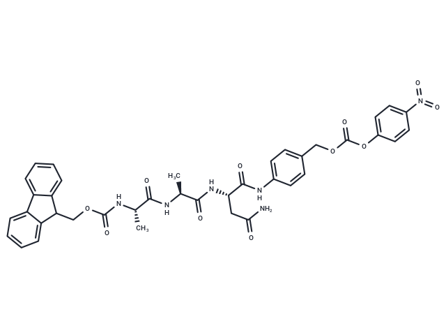 化合物 Fmoc-Ala-Ala-Asn-PABC-PNP|T17945|TargetMol