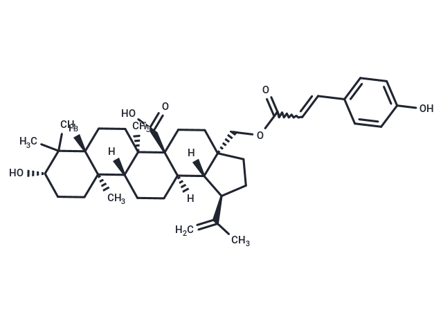 化合物 3-Hydroxy-(28-4-coumaroyloxy)lup-20(29)-en-27-oic acid|T29403|TargetMol