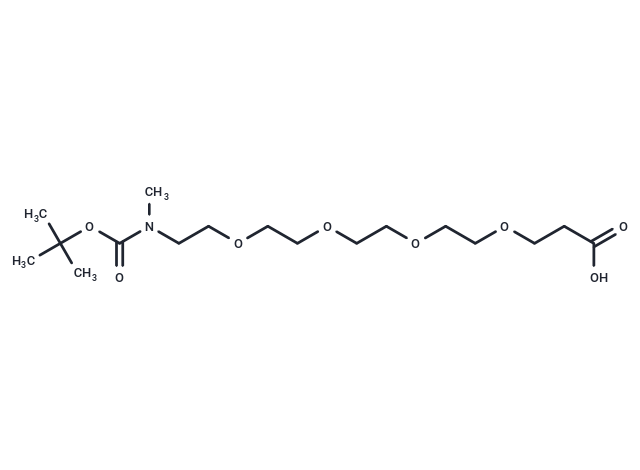 化合物 N-Methyl-N-(t-Boc)-PEG4-acid|T16238|TargetMol