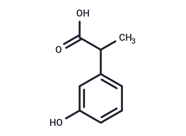 化合物 2-(3-Hydroxyphenyl)propionic acid, (+/-)-|T29313|TargetMol