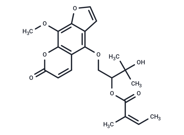 化合物 Isobyakangelicin, 2'-O-Angeloyl|T126300|TargetMol