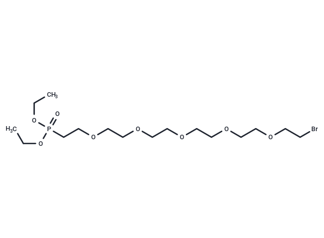 化合物 Bromo-PEG5-phosphonic acid diethyl ester|T14809|TargetMol
