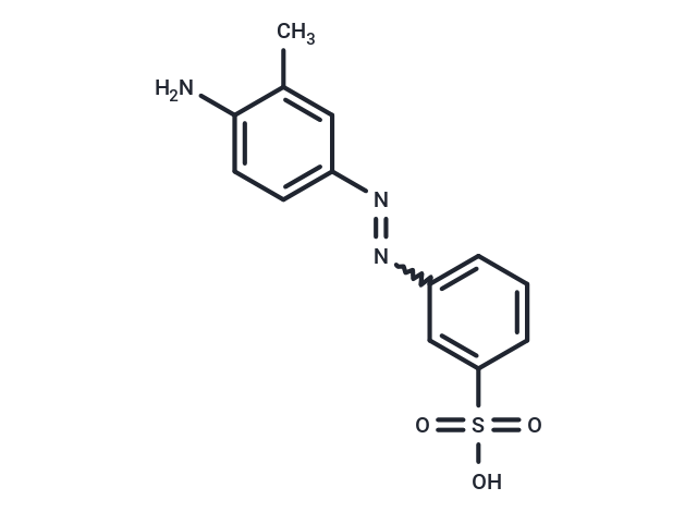 化合物 Benzenesulfonic acid, 3-(2-(4-amino-3-methylphenyl)diazenyl)-|T30366|TargetMol