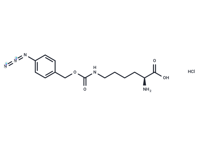 化合物 H-L-Lys(4-N3-Z)-OH hydrochloride|T87921|TargetMol