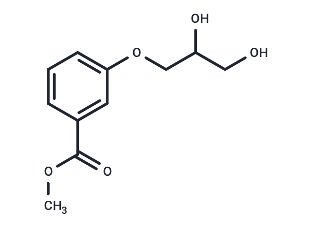 化合物 Benzoic acid, m-(2,3-dihydroxypropoxy)-, methyl ester|T30393|TargetMol