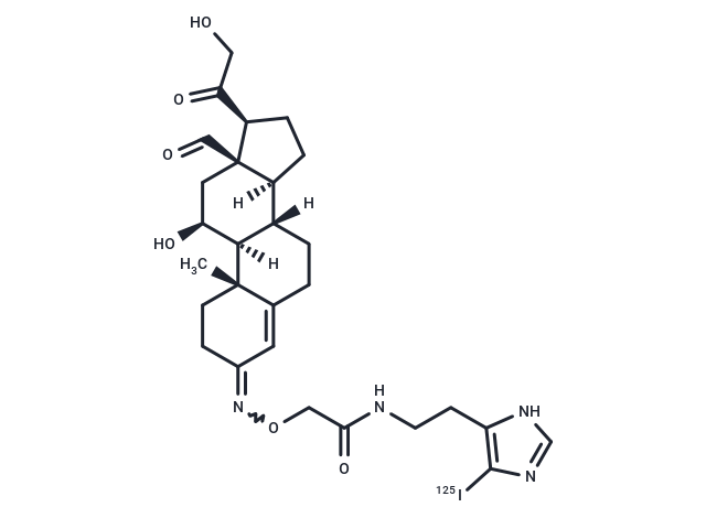 化合物 Aldosterone-3-(O-carboxymethyl)oximino-(2-iodohistamine)|T29852|TargetMol