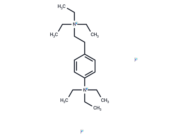 化合物 Ammonium, ((p-triethylammonio)phenethyl)triethyl-, diiodide|T30008|TargetMol