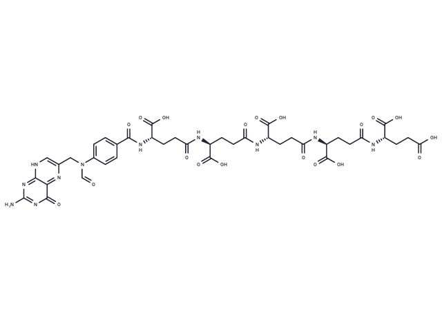 化合物 10-Formylpteroylpentaglutamate|T29284|TargetMol