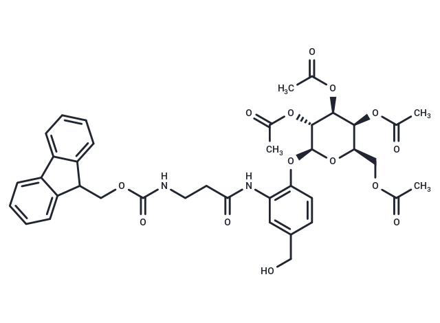 化合物 Tetra-O-acetyl-β-D-galactopyranosyl-Ph-CH2OH-Fmoc|T87506|TargetMol