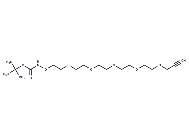 化合物 Boc-aminooxy-PEG5-propargyl|T14722|TargetMol