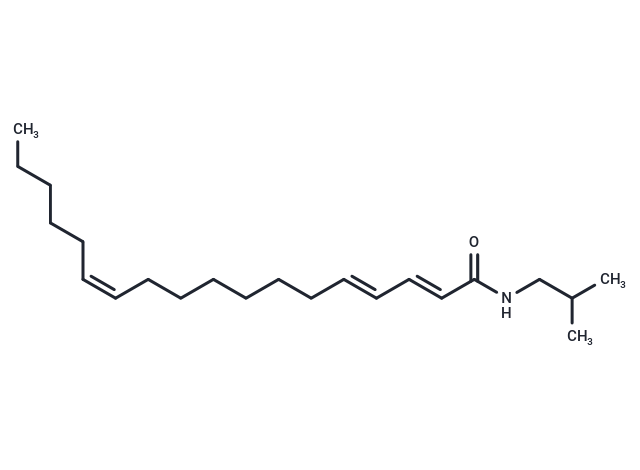 化合物 N-Isobutyl-2,4,12-octadecatrienamide|T125771|TargetMol