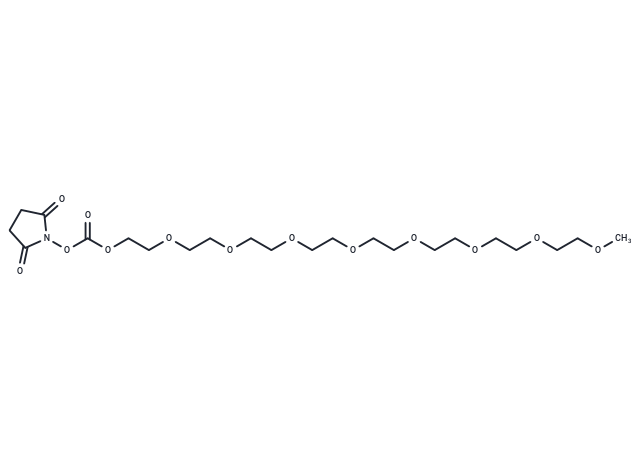 化合物 m-PEG8-succinimidyl carbonate|T15937|TargetMol