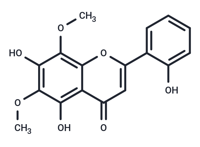 化合物 2',5,7-Trihydroxy-6,8-dimethoxyflavone|T125706|TargetMol