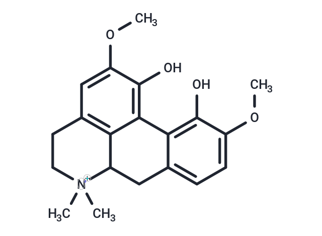 化合物 Magnoflorine (Thalictrine; Esholine)|T131601|TargetMol