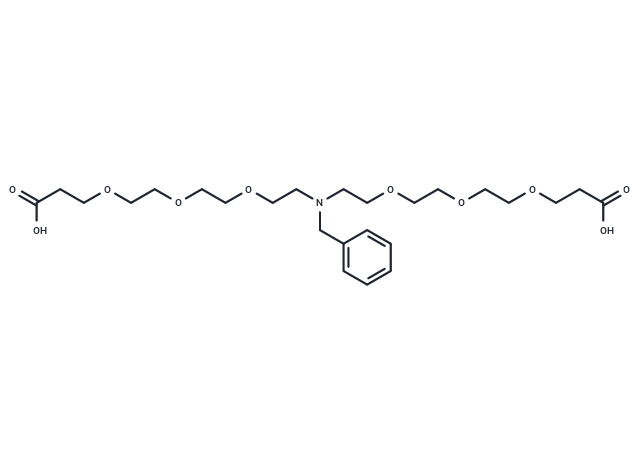 化合物 N-Benzyl-N-bis(PEG3-acid)|T18387|TargetMol