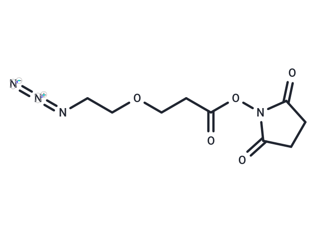 化合物 Azido-PEG1-NHS ester|T14410|TargetMol