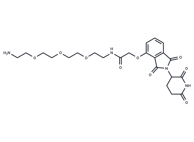 化合物 Thalidomide-O-amido-PEG3-C2-NH2|T17915|TargetMol