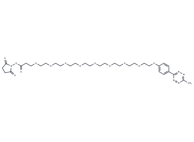 化合物 Methyltetrazine-PEG8-NHS ester|T16062|TargetMol